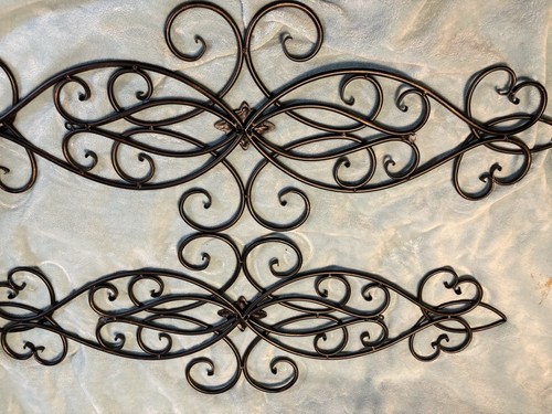Vintage wrought iron scroll - vintage,