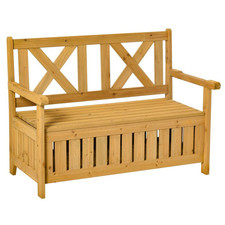2-Seater Garden Storage Bench