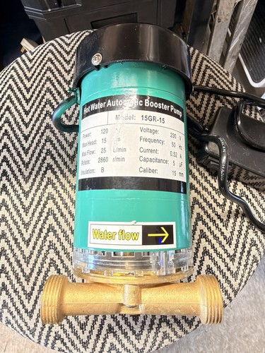 Water pressure booster - pressure, pump