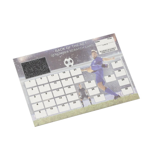 Square back of the net - 30,