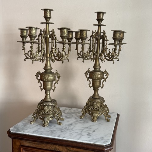 Candelabras vintage french - candelabras,