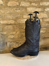 Vintage Mens Black Embroidered