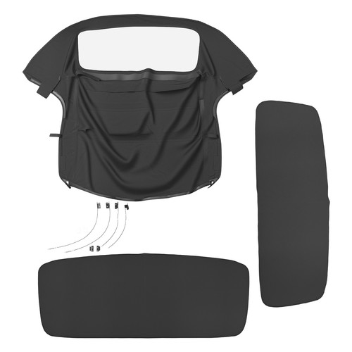 Black soft roof top - roof,