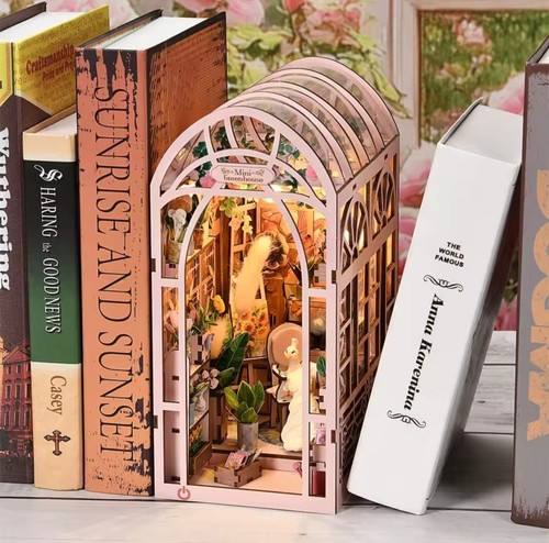 Diy book nook mini greenhouse - diy,