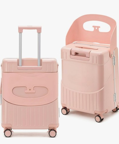Apelila ride suitcase with - ride, on