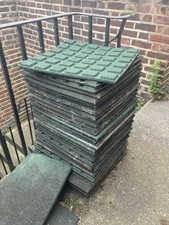 Interlocking Rubber Tiles Roofing & Playground Soft Rubber Mat Play Areas Safety