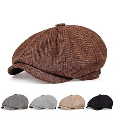 8 Panels Newsboy Flat Cap Mens