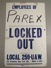 Original Vintage UAW Union New