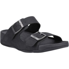 Fitflop Gogh Moc Leather Men's Black Sandals