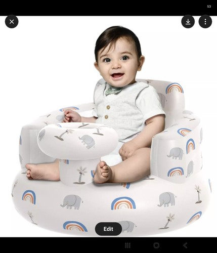Inflatable baby support seat - baby,