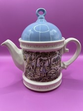 Vintage Sadler Teapot Blue Lid