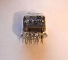 IN-12 NIXIE TUBES 100% GARANTY WORKING IN12 IN-12A IN-12B IN12A IN-12B