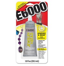 E6000 Jewellery / Jewelry & Bead Adhesive Glue + Precision Tips - Clear USA 1 oz