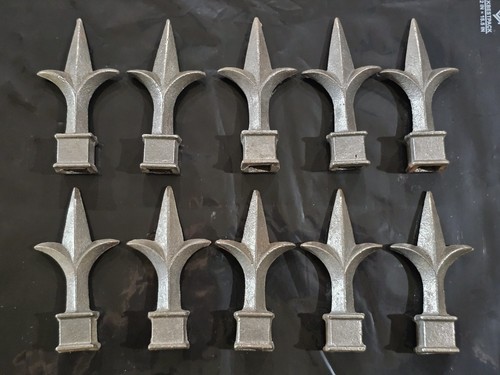 Cast iron gate - cast, post