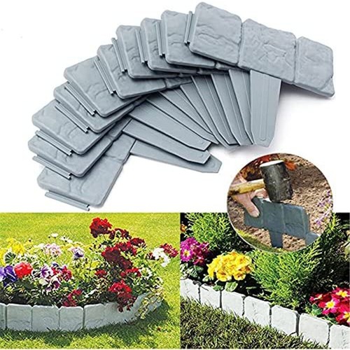 Pcs grey stone effect lawn - pcs,