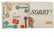Sorry  Board Game 1964 VINTAGE Parker Brothers---Complete