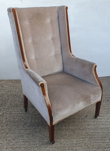 Tall elegant inlaid mahogany - tall,