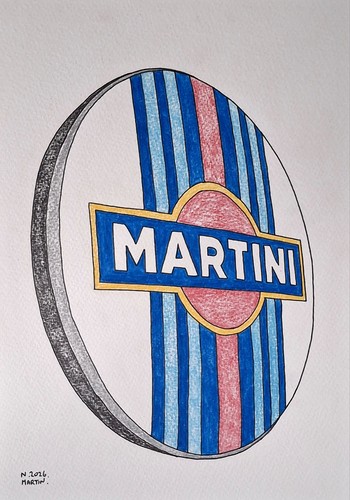 Martini racing themed - martini,