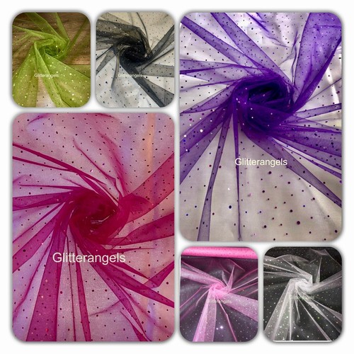 Holographic sequin tulle net - holographic,