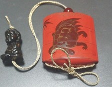 Japanese Lacquer Inro Netsuke
