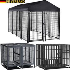 XXXL Dog Cage Dog Kennel Metal Transport Cage Wire Cage Heavy Duty Steel 