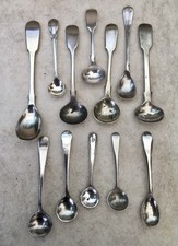 12 x SILVER / NICKEL PLATED