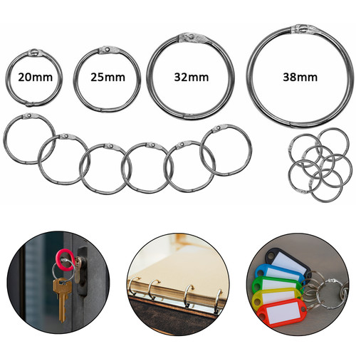 Heavy duty split rings - split,