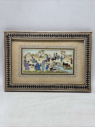 Vintage persian miniature - vintage,