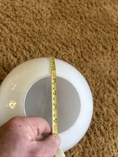 Large Milk Coloured Glass