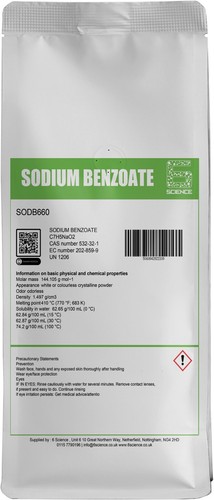 Sodium benzoate e211 food - sodium,