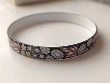 Floral Design Enamel Bangle Michaela Frey Austrian Multicoloured 