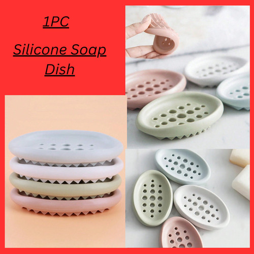 Silicone soap dish - soap,