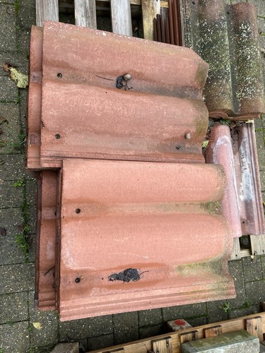 Roof tiles double roman - tiles, 36no