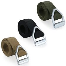 Men's Outdoor Sports Tactical Military Bullet Shape Buckle Nylon Belt Waistband