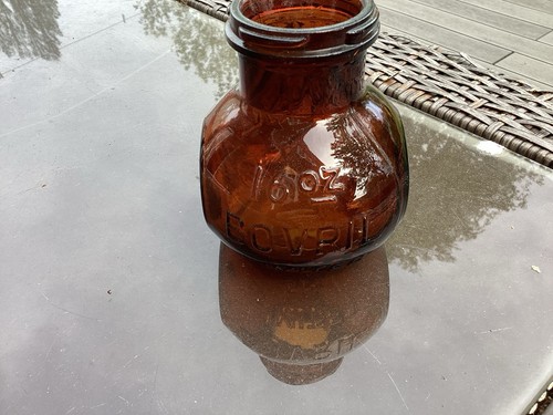 Vintage 16oz marmite jar - 16oz, jar,