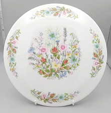 Aynsley Wild Tudor Cake Or Gateau Serving Plate, 10.5" Wide - Slightly Domed