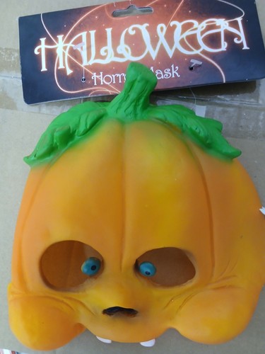Cute pumpkin half rubber latex - pumpkin,