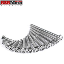 M6 Titanium Ti Hex Flange