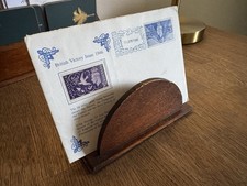 Vintage Wooden Letter Rack