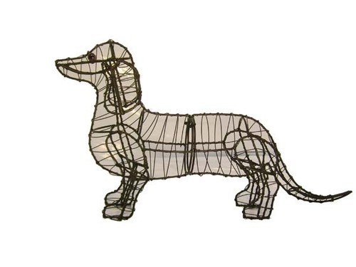 Dachshund dog metal wire - dachshund,