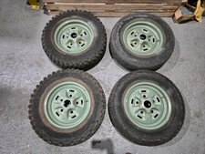 4 x Used Green Rostyle Wheels