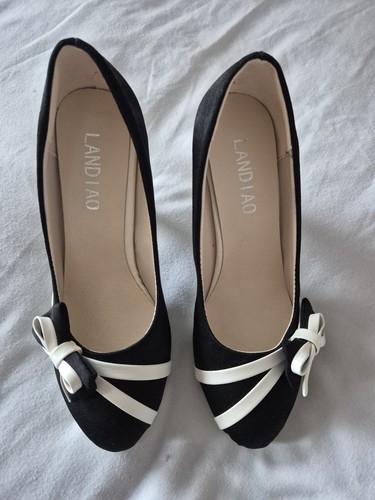 Ladies black and - and, high