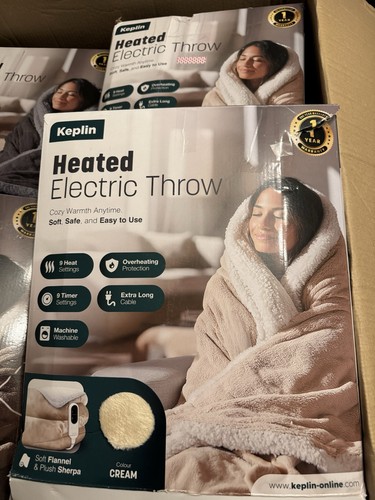 Keplin electric heated - keplin, throw