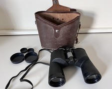 Swift Newport 10x50 Binoculars Model 825 Extra Wide Field + Case Caps Vintage 