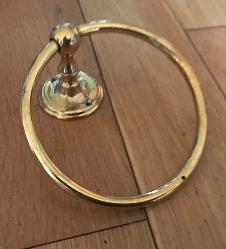 Vintage brass toilet towel - vintage,