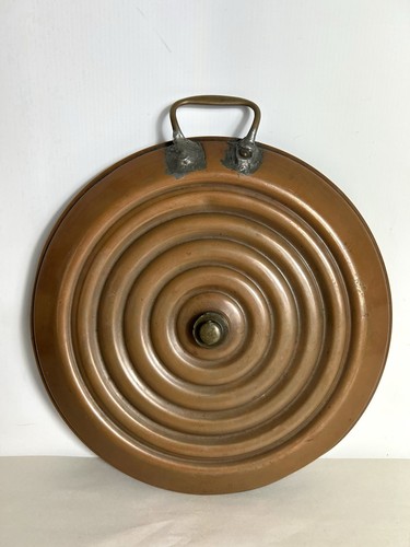 Antique copper bed warmer - copper,