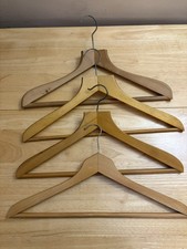 5 Vintage Wooden Coat Hangers