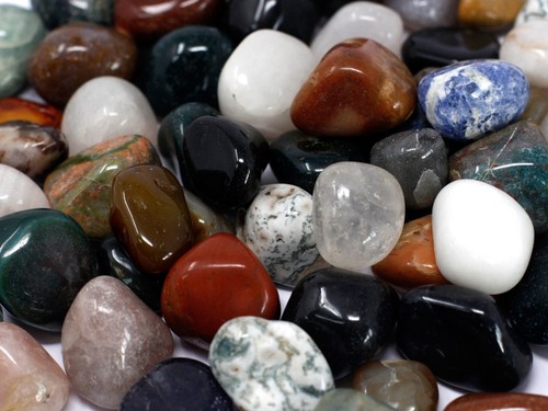 Natural gemstone chips 1kg - gemstone,