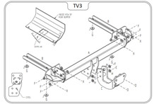 Vauxhall Astra Towbar Hatch J 5 Door 2009 to 2015 - Tow Trust Flange Tow Bars