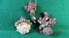Boyds Bears Set of 3 Santa Pin